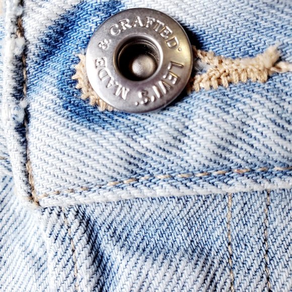 Levi's Strauss Casual Summer Retro Women's Cheeky High Short. Size 27 - Picture 7 of 9